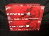 200 RDS OF 2 3/4 INCH FEDERAL 12 GAUGE