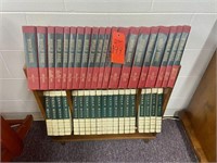 Encyclopedias with stand