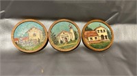 Mission San Miguel Round Wall Hangings 3"
