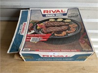 Rival Crock Grill smokeless indoor electric grill