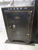 Vintage L & N Railroad Co. Large Safe,has combo