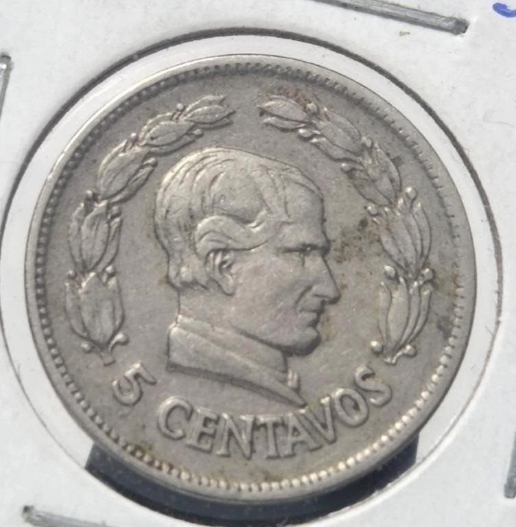 Ecuador 1928 - 5 Centavos