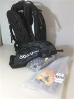 Spar Owl back pack with tag, running belt and