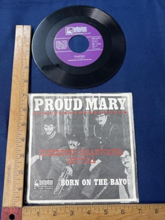 45 record proud Mary Creedence Clearwater Revival