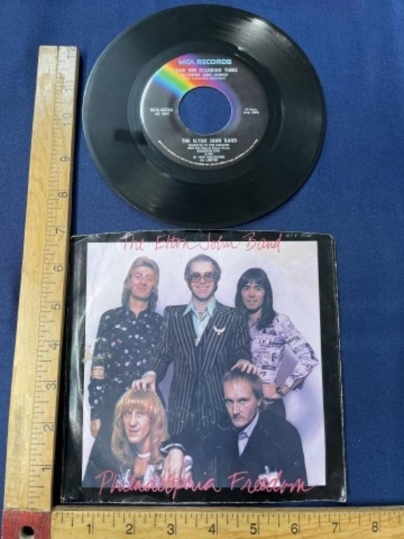 45 record Elton John band Philadelphia freedom