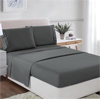 Viviland FULL SIZE Bed Sheet Set grey