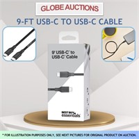 9-FT USB-C TO USB-C CABLE