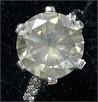 $32545  Diamond(3.01Ct,Si2,Yellowish Green) Diamon