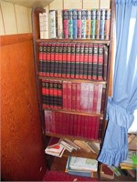 Shelves of Encyclopedias & other Misc. Books