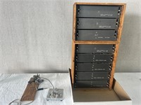 National Radio HRO Plugin Coils, Morse Code Paddle