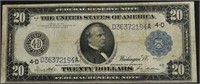 1914 20 $ FEDERAL RESERVE NOTE VF