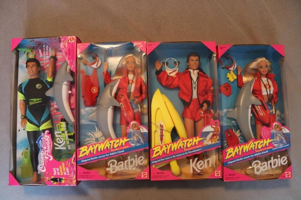 Baywatch & Ocean Friends Barbie/ Ken Collection