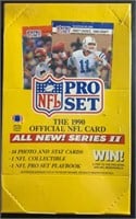 1990 Sealed Pro Set Football Card Box