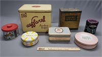 Collection of Advertising Tins