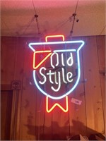 OLD STYLE NEON LIGHT - WORKING ORDER!!