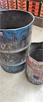 Metal drum Garbage cans