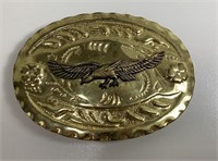 Eagle Belt Buckle Gold Tone