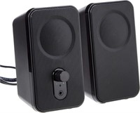 Amazon Basics AC-Powered Computer Speakers for