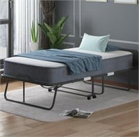Balus Folding Bed with Mattress,Portable Foldable