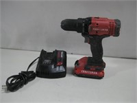 Craftsman Drill W/Battery & Charger Tested Works