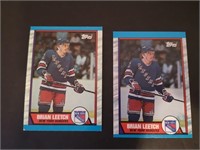 1989-90 TOPPS BRIAN LEETCH ROOKIES