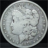 1878-S Morgan Silver Dollar