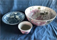 LOT of 3 CHINESE BOWLS