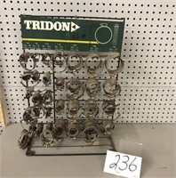 TRIDON HOSE CLAMPS DISPLAY STAND