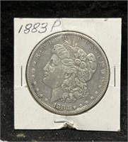 1883 P MORGAN SILVER DOLLAR