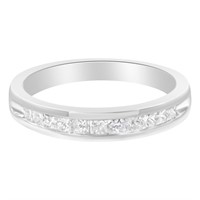 Elegant .48ct Diamond Half-eternity Ring