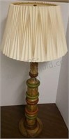 3' tall wooden lamp