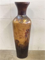 3.5 FT Bronzed Painted Terracotta Vase