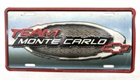 Chevrolet Team Monte Carlo License Plate
