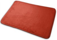 Fast Drying Front Mat, Coral, 15.74 x 23.62in