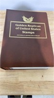 Golden Replicas of US stamps