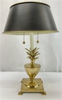 Brass Pineapple Bouillotte Tole Lamp