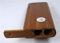 Wooden cigar case - to hold three