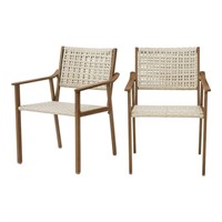 Rocky Mount Armed Outdoor Dining Chair (2-Pack)