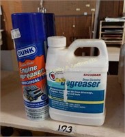 Cans & Jug of Degreaser (#173)