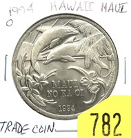 1994 Hawaii trade coin