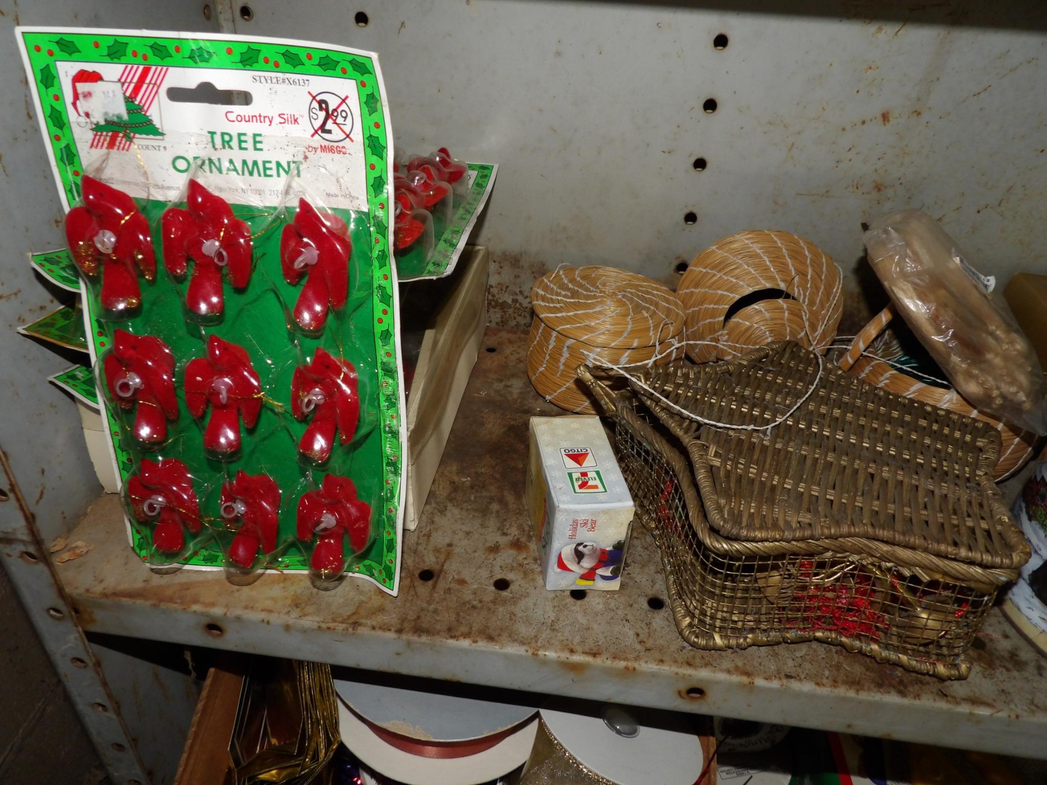 Many Small Vintage Holiday Decorations