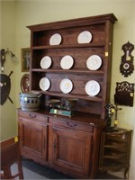 19th Century French provincial oak vasselier