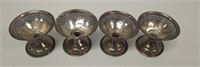 Lot of 4 Sterling Cup Holders