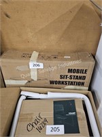 mobile sit-stand work station