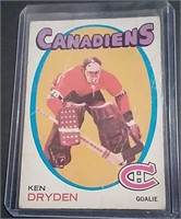 1971-72 Ken Dryden OPC Hockey Card Unverified