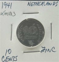 1941 Netherlands coin