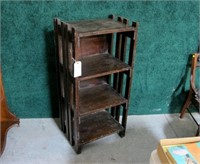 22" Oak book shelf, 48" H.