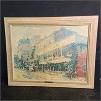 'Restaurant de la Sirene' print by Van Gogh