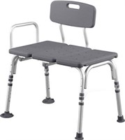 Medline Transfer Bench with Microban - Gray
