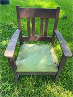 Antique missio style Rocking Chair